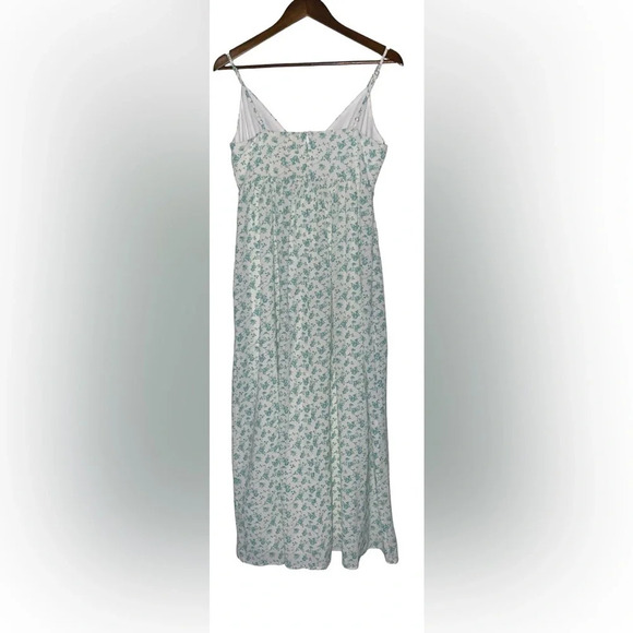 Vanilla Bay Coquette Maxi Dress Milkmaid Floral Ethereal Coconut Girl‎  Women M - Picture 2 of 12